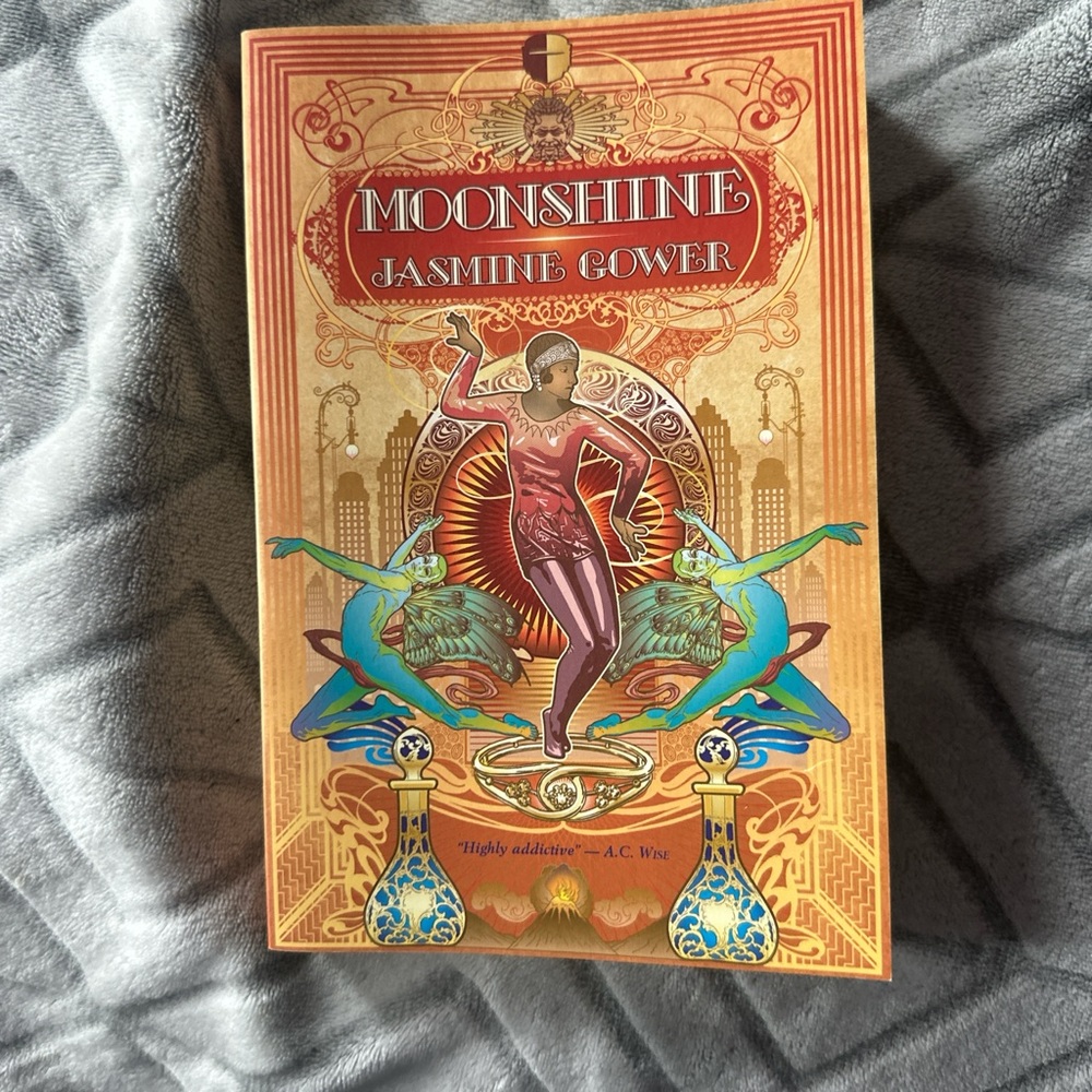 Moonshine Book with Ornate Cover Design